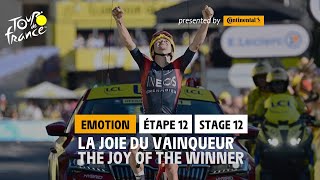 Winner's emotion - Stage 12 #TDF2022