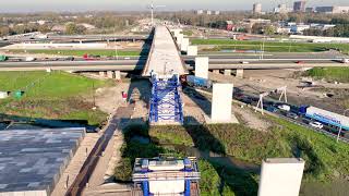 Timelapse A16 Rotterdam - viaduct Terbregseplein