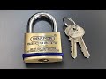 [504] Draper 8302/50 Padlock Picked and Milled Open