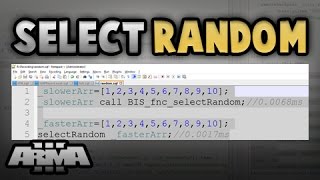 selectRandom Array | ArmA 3