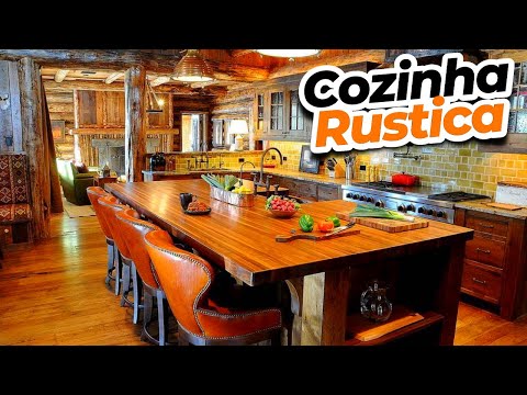 30 MODELOS DE COZINHAS RÚSTICAS