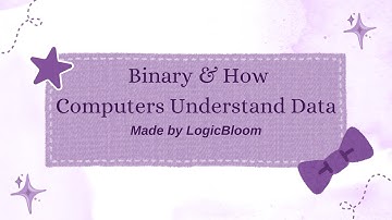 Binary Basics Explained! | How Computers Understand Data (Bits, Bytes, Text, Images, Sound) 📖