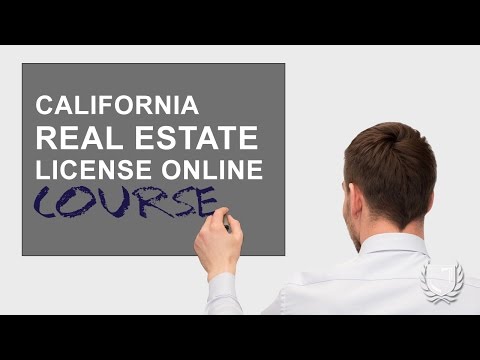 California Real Estate License Online Course