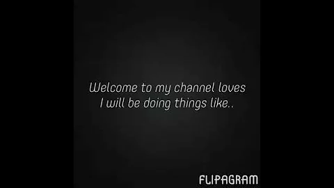 Welcome to my channel