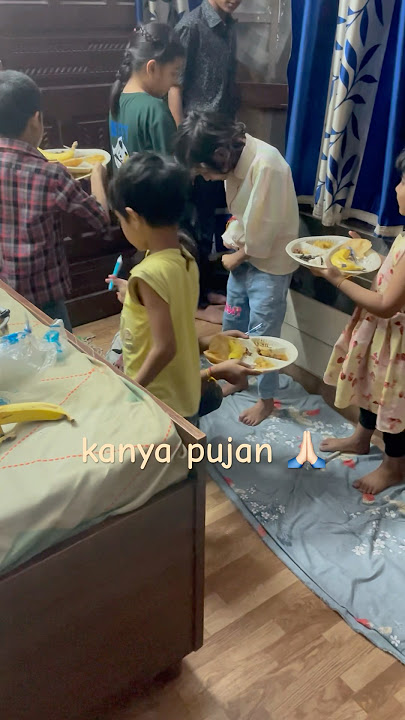 kanya pujan 🙏🏻#viralvideo #youtubeshorts #shorts