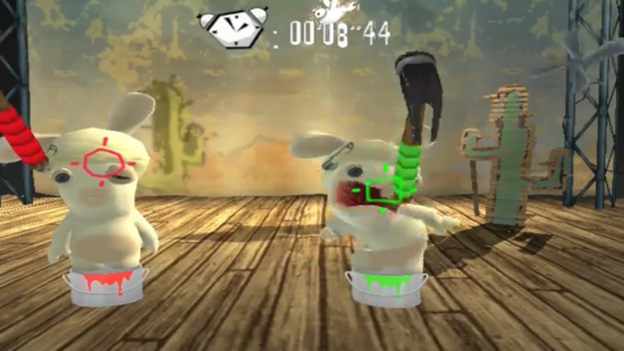 Is Rayman Raving Rabbids Multiplayer Rayman Raving Rabbids (Replay) (Multiplayer by myself) ~ Day 6 (My Way ...
