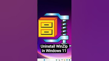 How to Uninstall WinZip in Windows 11 PC or Laptop