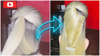 Appealing Sleek Trim Ponytail Hairstyle | Special Date Hairstyle | Medium & Long Hair Hairstyle