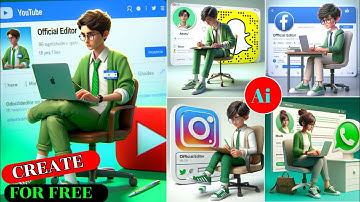 How to create 3D Al Social media boy Image | Viral photo editing | bing image create tutorial | ai