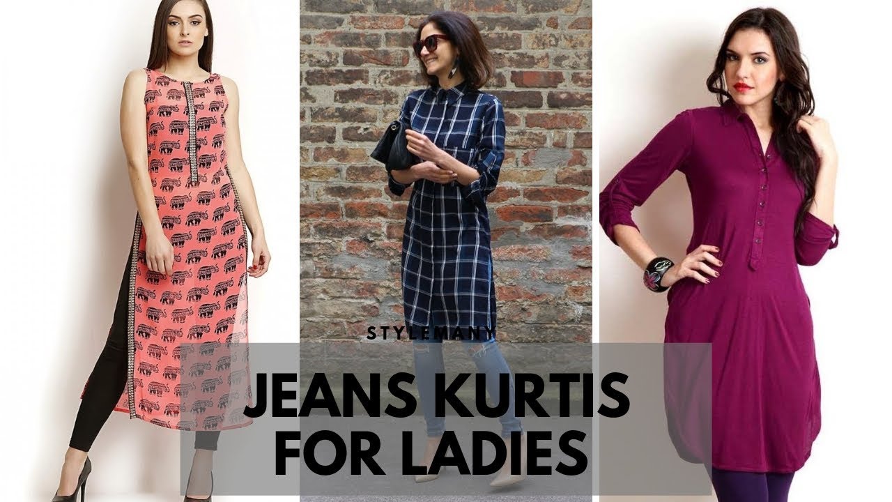 Trendy Denim Designer Kurtis For Girls |Denim kurti design 2020| - YouTube