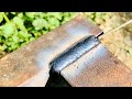 The technique of welding square tubes with rust plates is a secret of all welders in the world