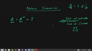 3D Game Math | Identity Matrix & Intro To Matrix Inversion