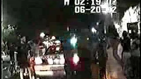 Officer Olsen roughs up Jeffrey Thornton