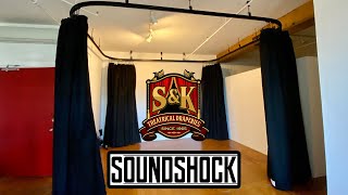 S&K - Home Studio Curtains (360 degrees SoundShock Installation & Testimonial) Sound Dampening. screenshot 5