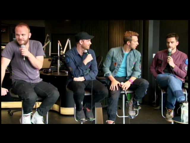 COLDPLAY Interview at 102.1 the edge in Toronto, ON class=