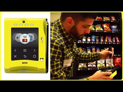 Installing a Nayax Credit Card Reader on our Vending Machine at Location!