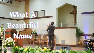 What A Beautiful Name - Hillsong Worship Saxophone Instrumental Cover