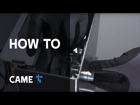 How to install an electric lock on the CAME GARD PT automatic boom barrier