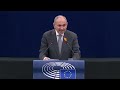 Armenian Prime Minister Nikol Pashinyan speaks to the European Parliament in Strasbourg