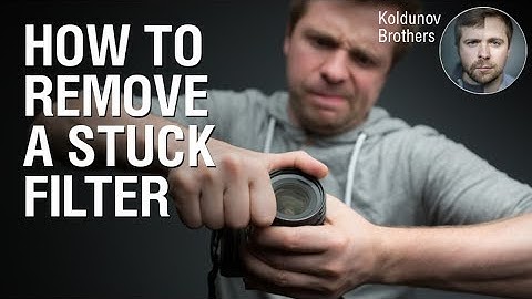 Stuck Lens Filter? Try This Easy Removal Method – Simple & Safe Trick – No Tools, No Damage