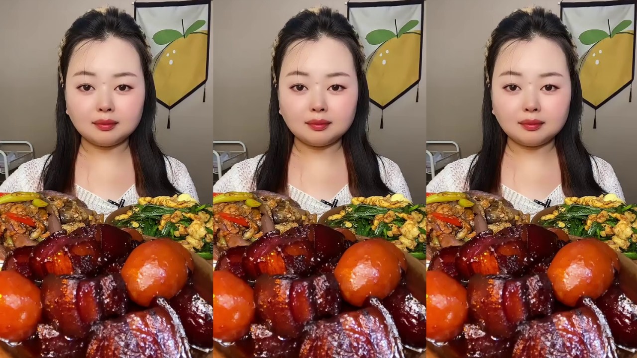 Satisfying Rural ASMR Mukbang with Braised Pig’s Trotter and Tender Pork Belly