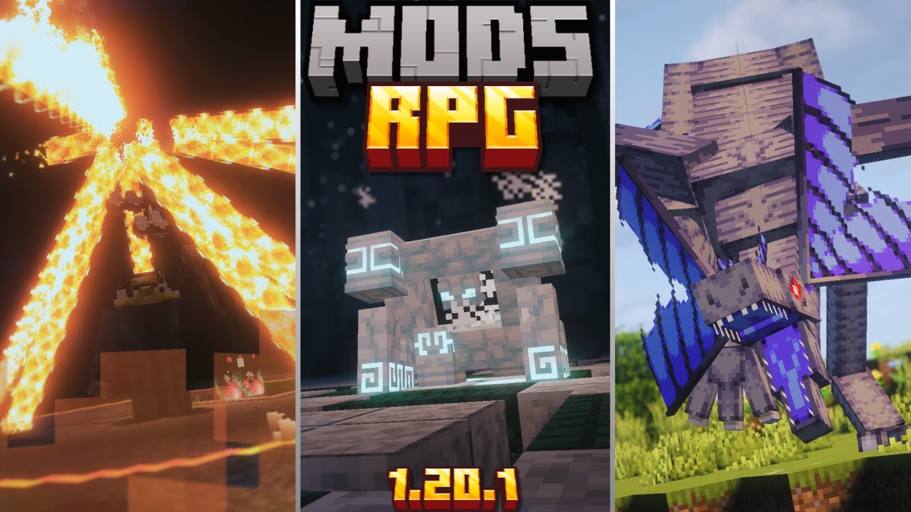 6 Mods que TRANFORMAN tu Minecraft en una Aventura RPG - YouTube