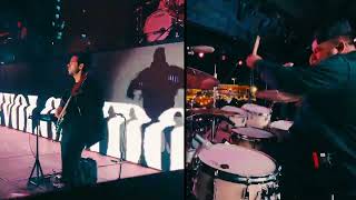 No puede ser | Drum/Bass Cam LIVE | Mau y Ricky, Eladio Carrion