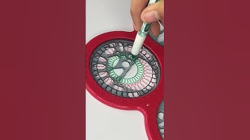 The Magic of Geometric Art Revealed #asmr #art #relaxing #spirograph #shorts #2025 #usa #subscribe