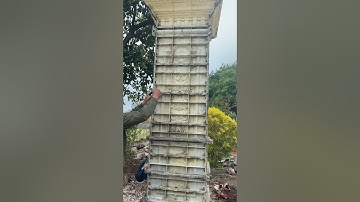Hướng dẫn chi tiết cách đổ khuôn cột cổng vuông 50