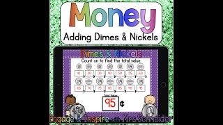 Adding Dimes & Nickels Boom Cards! by Engage & Inspire with Mrs. Schneider 1,469 views 3 years ago 2 minutes, 2 seconds