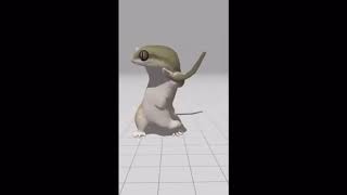 Lizard default dances on you