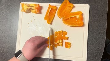 Chopping a Bell Pepper- Video Model