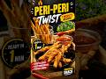 1 Minute Peri Peri Twist Recipe 😍 | Crispy & Spicy Tea Time Snack | Easy Homemade Snack Recipe