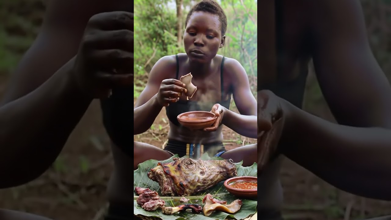 ASMR Spicy Goat Head 🌶️🤤 Intensely Satisfying Eating Sounds | No Talking 