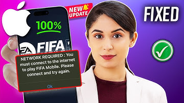 Fix Network Required in FIFA Mobile iPhone 2024 You Must Connect To The Internet To Play FIFA Mobile