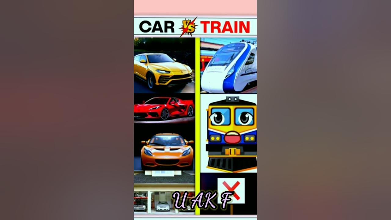 car Vs train 👍shorts ytshort factsvideo YouTube