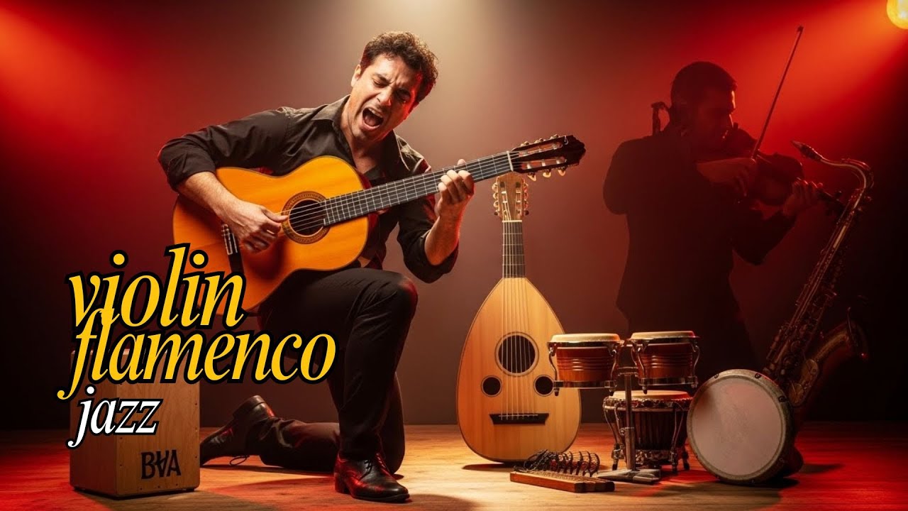 Relaxing Flamenco Guitar & Violin 🕯️ Soft Spanish Guitar & Violin for Deep Relaxation