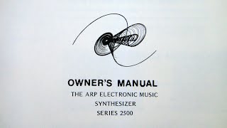 ARP 2500 Manual