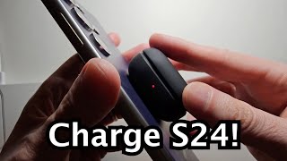 How to Charge & Reverse Charge Samsung Galaxy S24 / S24+ / S24 Ultra