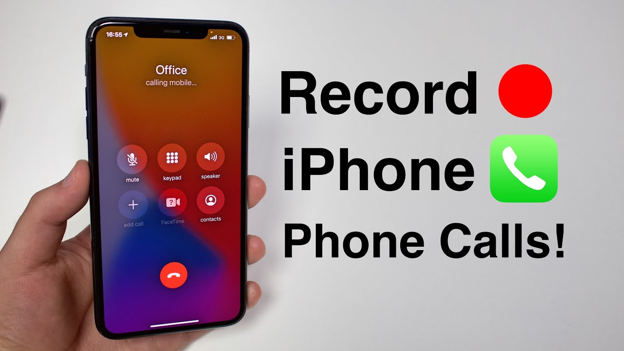 How to Record Incoming Call on Iphone Without App 