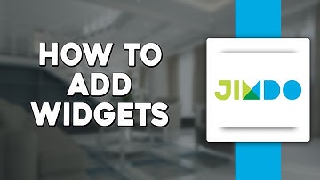 How To Add Widgets in Jimdo Website (Quick & Easy)