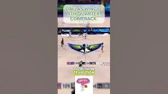 DALLAS WINGS 4TH QUARTER 10 POINT COMEBACK 🏀 🧠 thumbnail