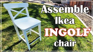 How to assemble ikea INGOLF chair by MaxPlus 13,135 views 2 years ago 3 minutes, 19 seconds