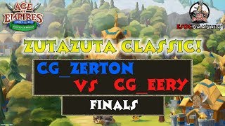 [AoEO] ESOC ZutaZuta Classic — FINALS (loser's Bracket): cG_ZertoN vs cG_Eery (Part 2)