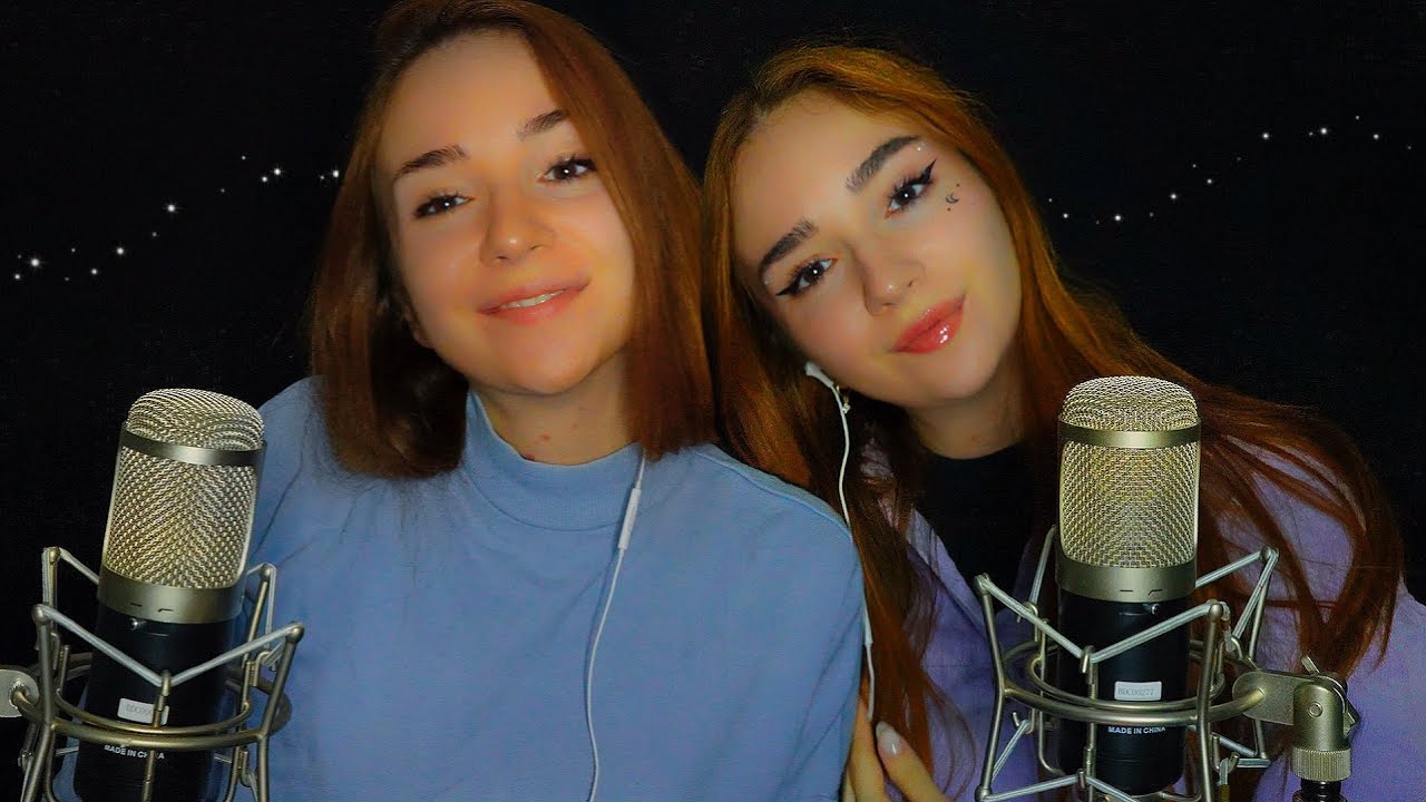 ASMR AVEC MA JUMELLE, POUR T'ENDORMIR💗