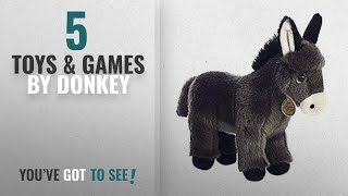 Top 10 Donkey Toys & Games [2018]: Aurora World Miyoni Donkey Foal Plush