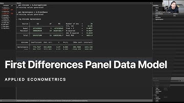 First Differences Panel Data Model