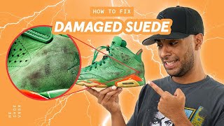 How to Fix Damaged Suede | Air Jordan 6 Restoration