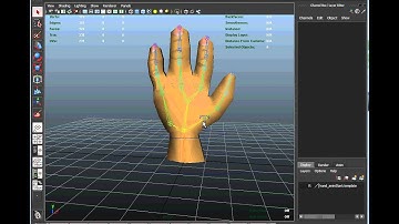Maya hand modeling tutorial #9 - Creating a character set