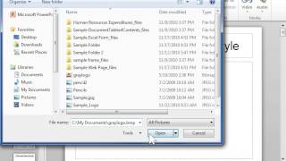 PowerPoint 2010 Create a Watermark PowerPoint 2010 Create a Watermark